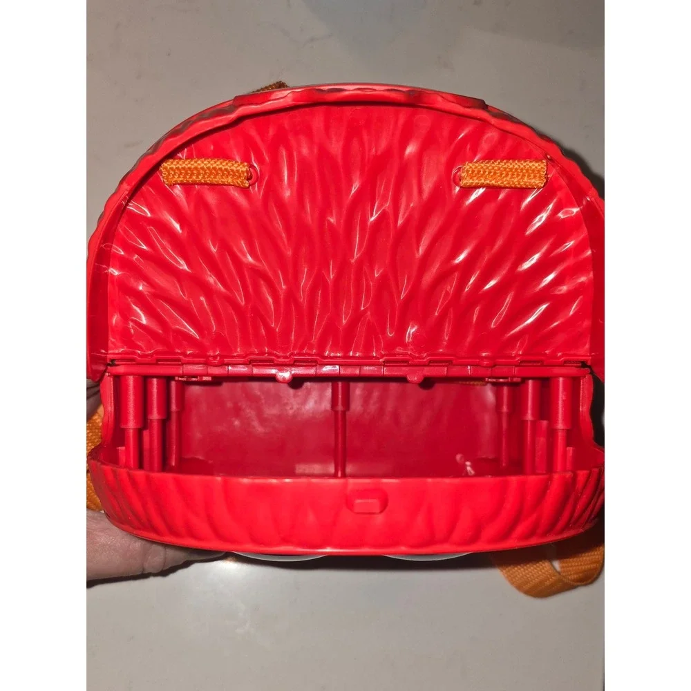 Sesame Street Elmo Red Hard Shell Plastic Toddler Backpack Adjustable Straps